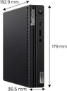 Lenovo ミニPC M70q/Core i3-10100T/Win11 Pro/ MS office 2024 /WIFI/Bluetooth/HDMI/16GB/256GB SSD/ 中古整備PC